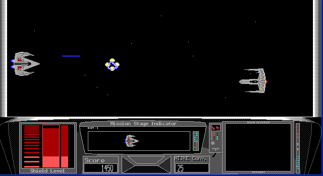 Earth Invasion (DOS) screenshot: By catching a capsule, your shield power recovers.