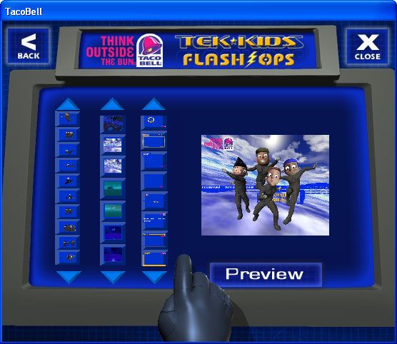 Tek-Kids Flash-Ops: Mission: Sky Fortress (Windows) screenshot: Wallpaper maker