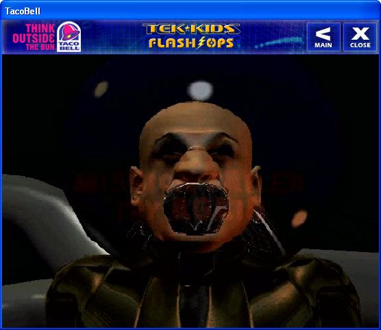 Tek-Kids Flash-Ops: Mission: Sky Fortress (Windows) screenshot: Dr. Havok is happy when you mess up