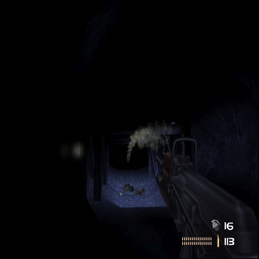 TimeSplitters 2 (PlayStation 2) screenshot: Whoopee! We have a grenade launcher