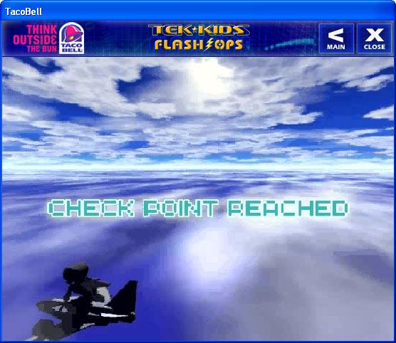 Tek-Kids Flash-Ops: Mission: Sky Fortress (Windows) screenshot: Checkpoint