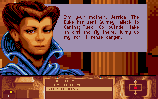 Screenshot of Dune (Amiga, 1992) - MobyGames