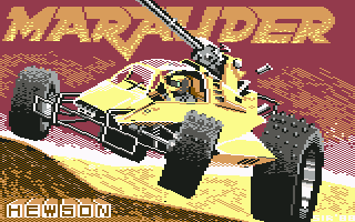 Marauder (Commodore 64) screenshot: Title screen