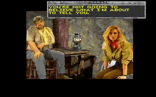 Amazon: Guardians of Eden (DOS) screenshot: It's your lost brother Allen! (VGA)