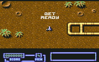 Marauder (Commodore 64) screenshot: Starting level 1
