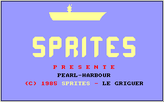 Pearl Harbour (Amstrad CPC) screenshot: Copyright Information