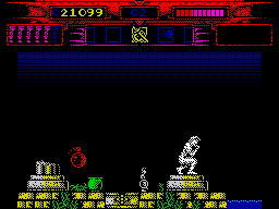 Myth: History in the Making (ZX Spectrum) screenshot: Stage Two: Greece Four Hundred BC