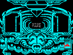 Captain Blood (ZX Spectrum) screenshot: now stop the tape
