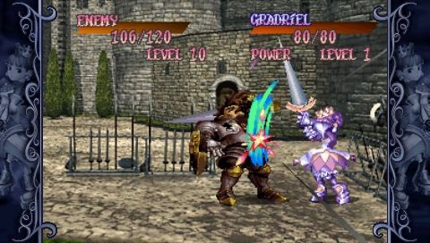Princess Crown (PSP) screenshot: The battle parts