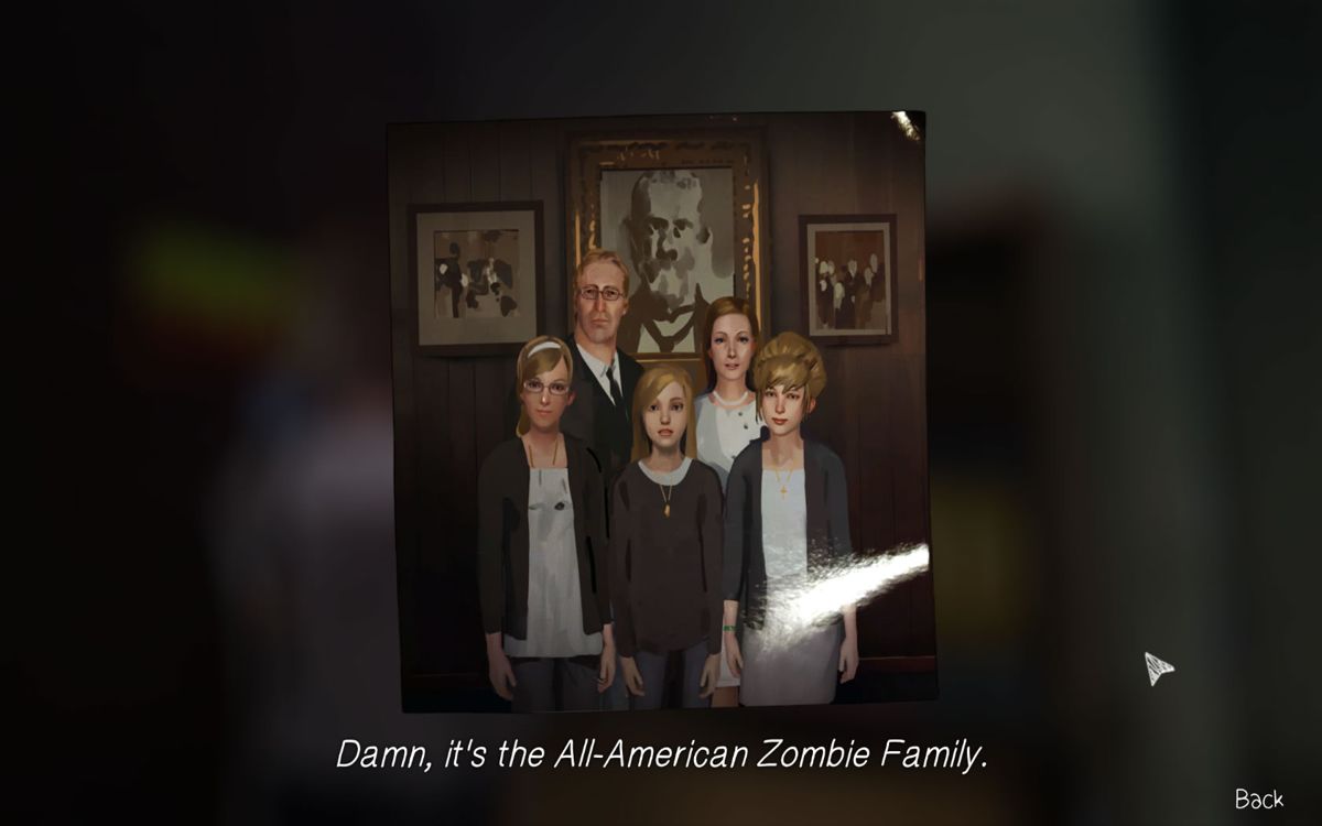 Life Is Strange: Season Pass - Episodes 2-5 (Windows) screenshot: <i>Episode 2</i>: a picture of Kate's family