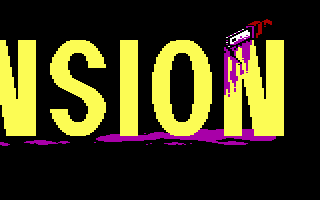 Maniac Mansion (DOS) screenshot: Introduction and the title
