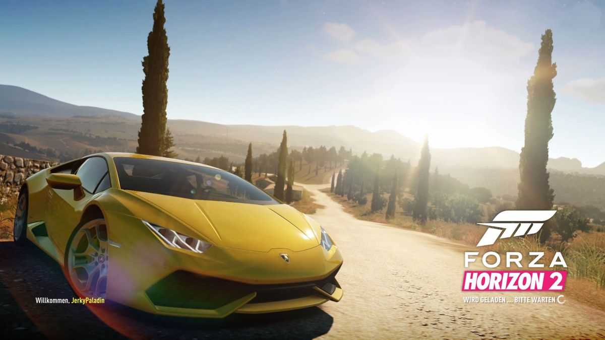 Forza Horizon 2 (Xbox One) screenshot: Start screen
