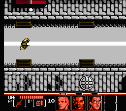 Mission: Impossible (NES) screenshot: Starting the game