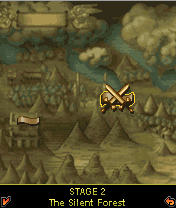 Drakengard (J2ME) screenshot: Stage selection screen