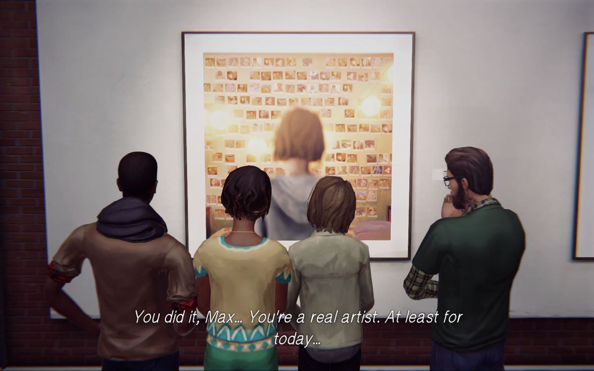 Life Is Strange: Season Pass - Episodes 2-5 (Windows) screenshot: <i>Episode 5</i>: Max admires her own picture.