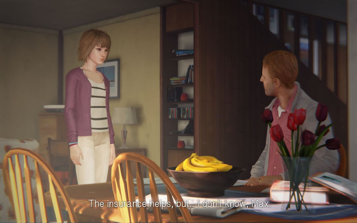 Life Is Strange: Season Pass - Episodes 2-5 (Windows) screenshot: <i>Episode 4</i>: a conversation with William