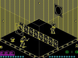 Play for Your Life (ZX Spectrum) screenshot: Level example 8.