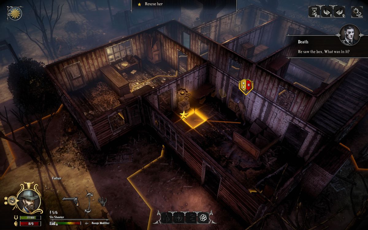 Screenshot of Hard West (Windows, 2015) - MobyGames