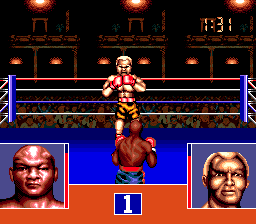 George Foreman's KO Boxing (Genesis) screenshot: Second opponent