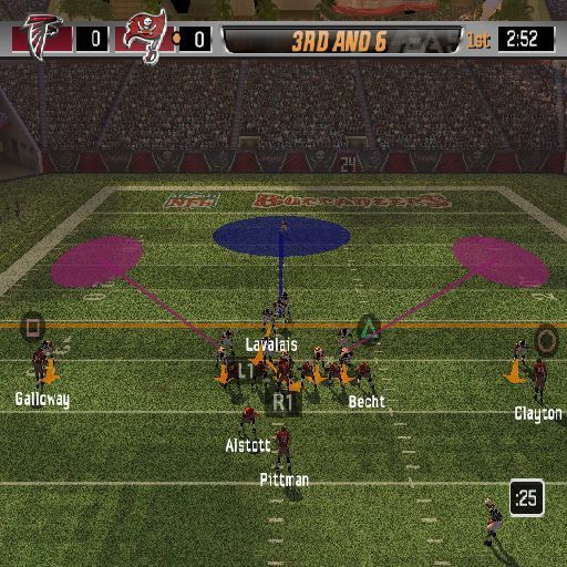 Madden NFL 06 (PlayStation 2) screenshot: The graphics in some of the in-game cut scenes contrast to the game graphics