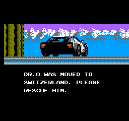 Mission: Impossible (NES) screenshot: New leads take you to the Swiss Alps.