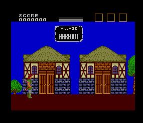 Lord of the Sword (SEGA Master System) screenshot: In Game