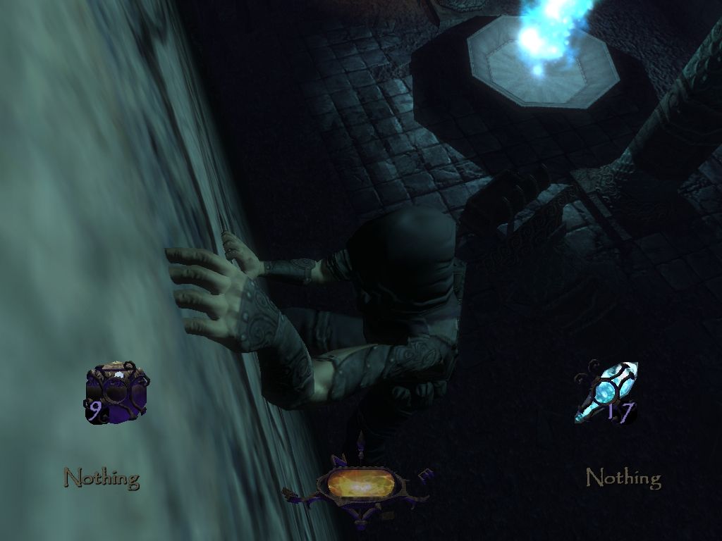 Thief: Deadly Shadows (Windows) screenshot: Climbing Gloves replace rope and vine arrows