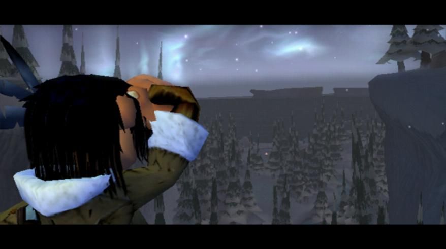 Brave: The Search for Spirit Dancer (PlayStation 2) screenshot: View over the arctic forest