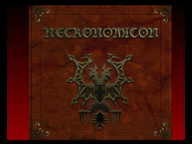 Castlevania: Legacy of Darkness (Nintendo 64) screenshot: The Necronomicon is closed, the game will commence.