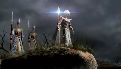 Warhammer: Battle for Atluma (PSP) screenshot: Shot from the intro movie