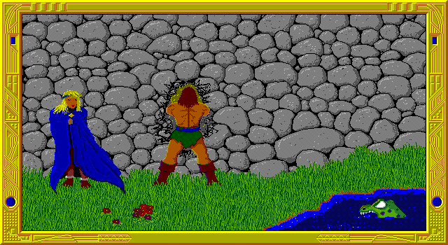 Conquered Kingdoms (DOS) screenshot: Investigating production