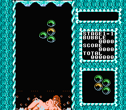 Bubble Bath Babes (NES) screenshot: Wow, cleared up everything!
