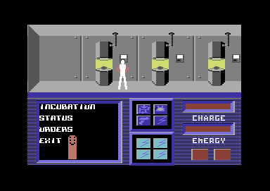 Android Control (Commodore 64) screenshot: Control menu