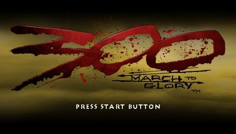 300: March to Glory (PSP) screenshot: Title screen