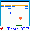 BlockBuster (J2ME) screenshot: Playing...