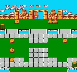 Chinese Hero (NES) screenshot: Level completed.