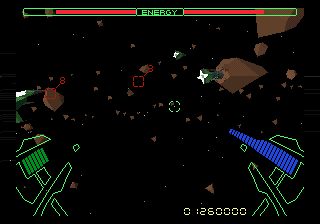 Shadow Squadron (SEGA 32X) screenshot: Asteroids!