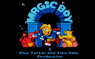 Magic Boy (DOS) screenshot: Title screen
