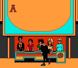 Family Feud (NES) screenshot: The proud family... A