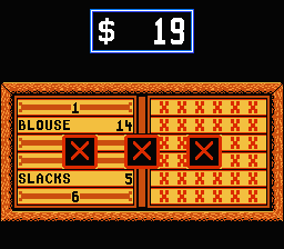 Family Feud (NES) screenshot: Too many wrong answers