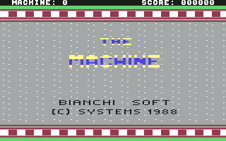<small>The Machine (Commodore 64) screenshot:</small><br> Title Screen