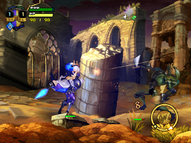 Odin Sphere (PlayStation 2) screenshot: It's payback time!