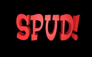 Spud! (DOS) screenshot: Title screen