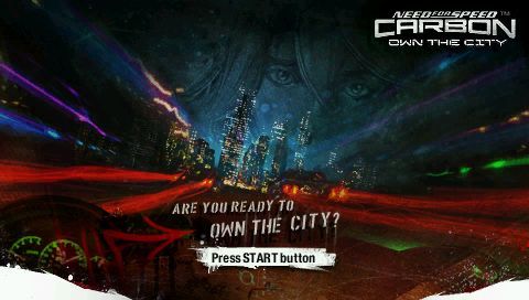 Need for Speed: Carbon - Own the City (PSP) screenshot: Title screen