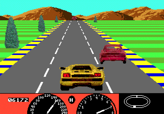 Action 52 (Genesis) screenshot: Daytona: Pole Position but with slicker cars