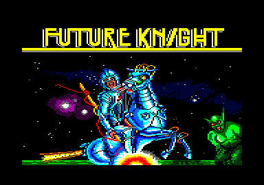 Future Knight (Amstrad CPC) screenshot: Loading screen
