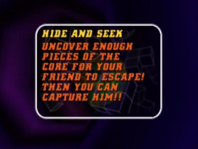 Tetrisphere (Nintendo 64) screenshot: Rules for Hide and Seek