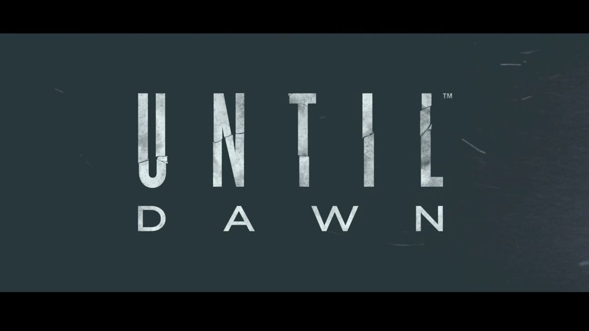 Until Dawn (PlayStation 4) screenshot: Main title