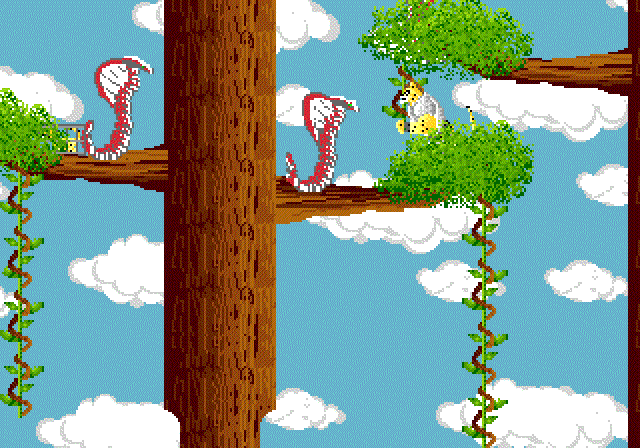 Action 52 (Genesis) screenshot: Cheetahmen: basic platform bashing