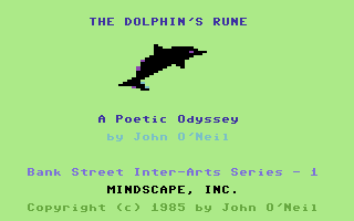 The Dolphin's Pearl (Commodore 64) screenshot: Loading screen